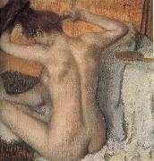 Edgar Degas Dressing up lady oil painting on canvas